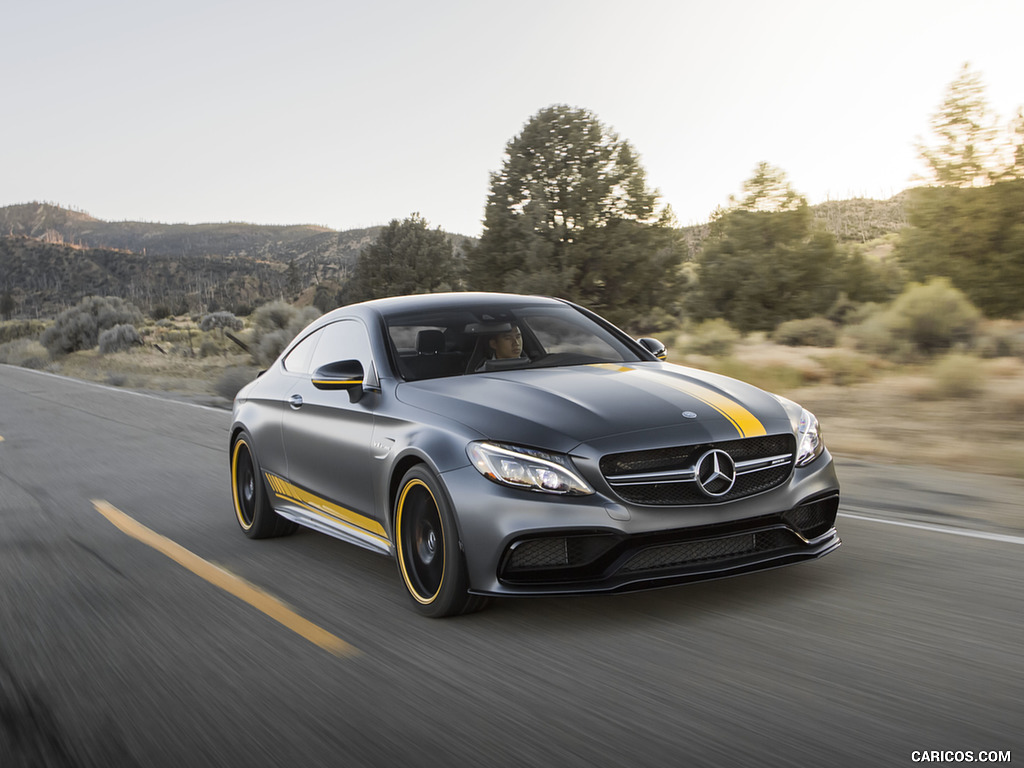 2017 Mercedes-AMG C63 S Coupe Edition One (US-Spec) - Front Three-Quarter