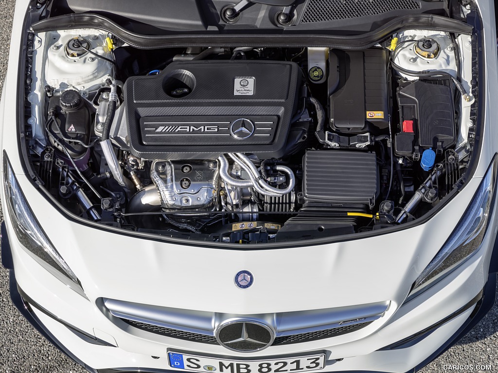 2017 Mercedes-AMG CLA 45 Coupé with Aerodynamics Package (Chassis: C117, Color: Diamond White) - Engine