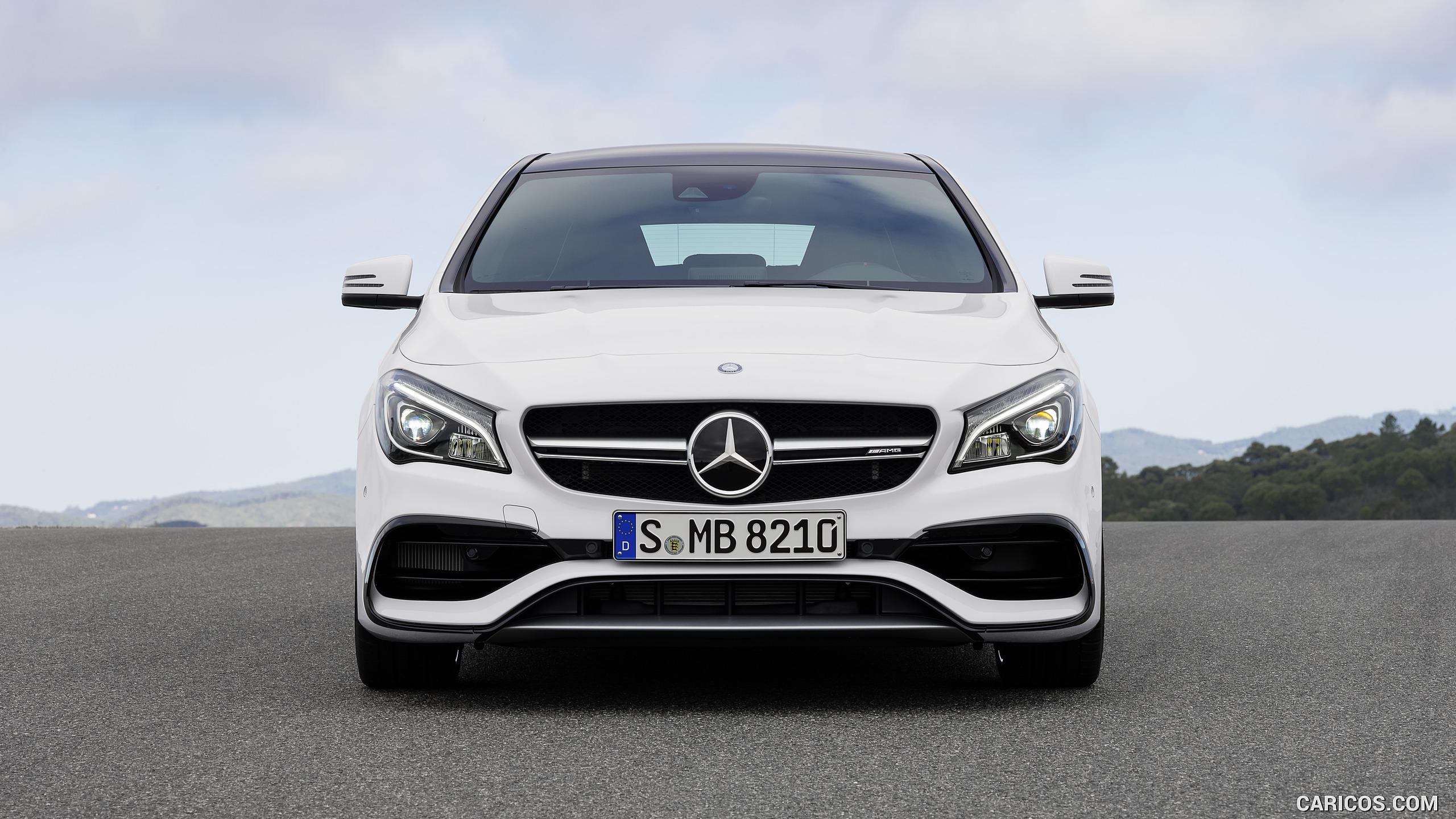 2017 Mercedes-AMG CLA 45 Shooting Brake (Chassis: X117, Color: Diamond White) - Front, #10 of 48