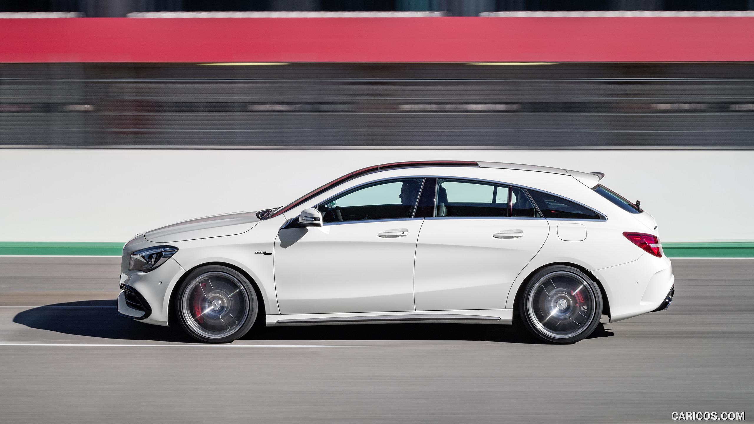 2017 Mercedes-AMG CLA 45 Shooting Brake (Chassis: X117, Color: Diamond White) - Side, #5 of 48
