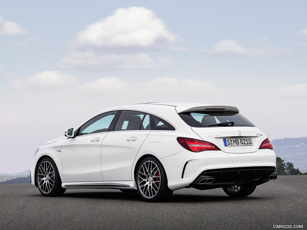 2017 Mercedes-AMG CLA 45 Shooting Brake (Chassis: X117, Color: Diamond White) - Rear