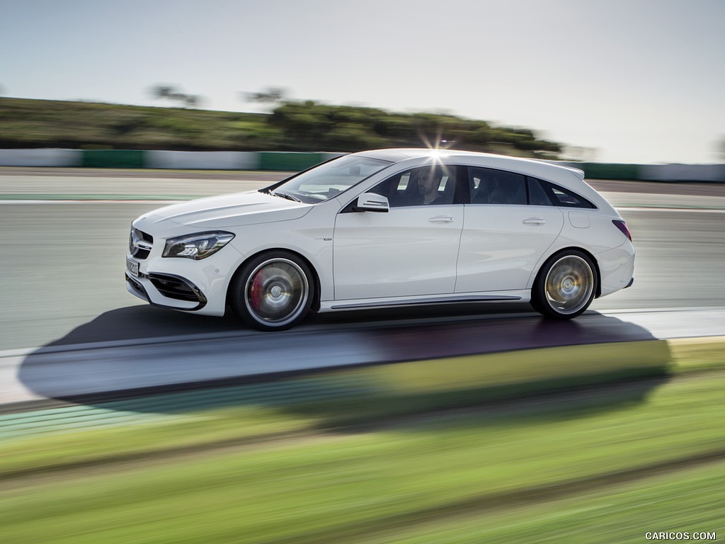 2017 Mercedes-AMG CLA 45 Shooting Brake (Chassis: X117, Color: Diamond White) - Side