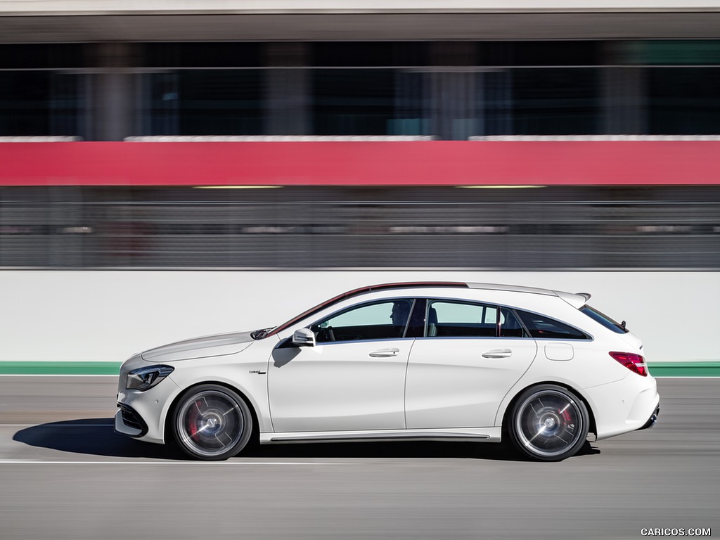 2017 Mercedes-AMG CLA 45 Shooting Brake (Chassis: X117, Color: Diamond White) - Side