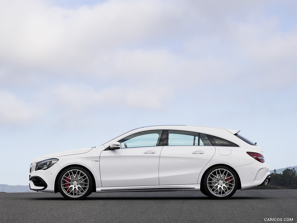 2017 Mercedes-AMG CLA 45 Shooting Brake (Chassis: X117, Color: Diamond White) - Side