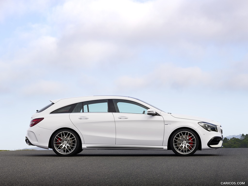 2017 Mercedes-AMG CLA 45 Shooting Brake (Chassis: X117, Color: Diamond White) - Side