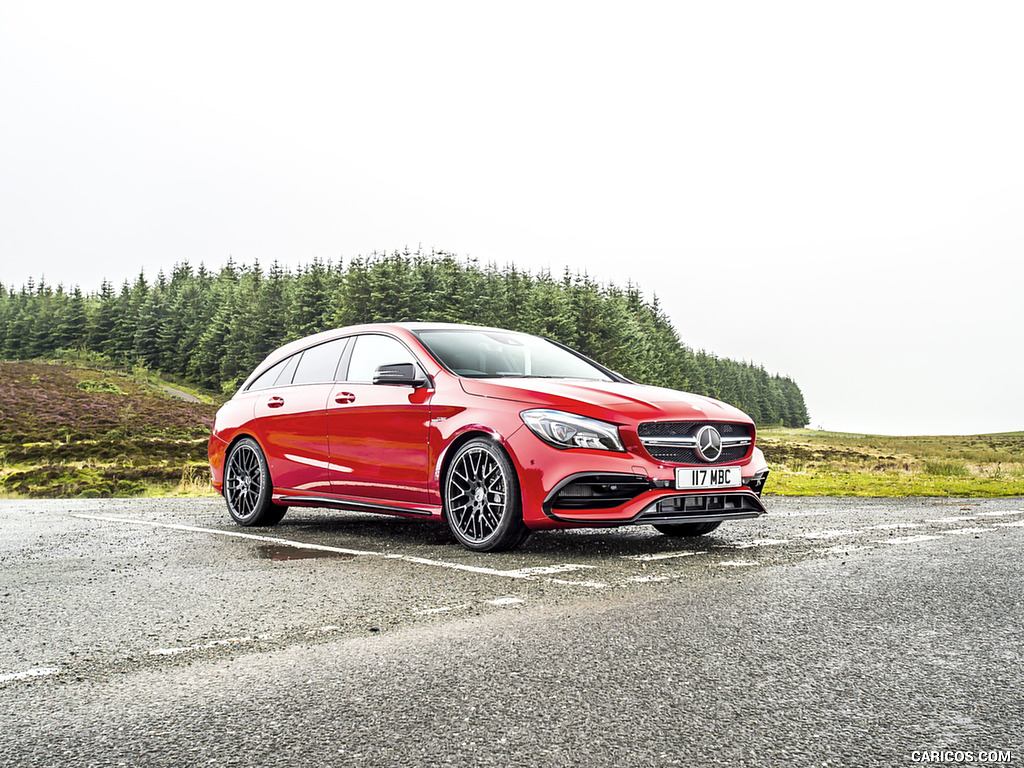 2017 Mercedes-AMG CLA 45 Shooting Brake (UK-Spec) - Front Three-Quarter