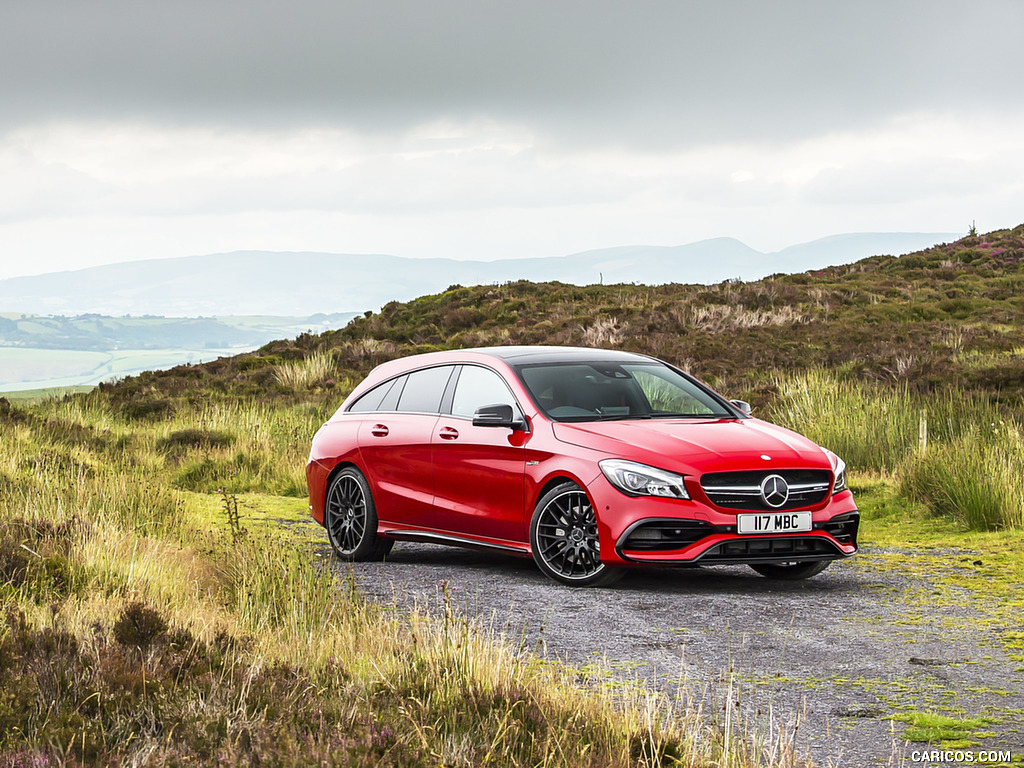 2017 Mercedes-AMG CLA 45 Shooting Brake (UK-Spec) - Front Three-Quarter