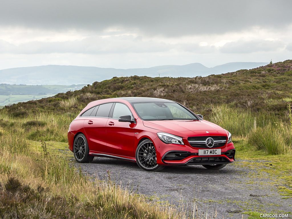 2017 Mercedes-AMG CLA 45 Shooting Brake (UK-Spec) - Front Three-Quarter