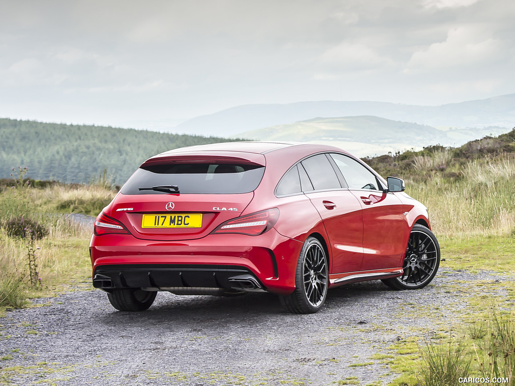 2017 Mercedes-AMG CLA 45 Shooting Brake (UK-Spec) - Rear Three-Quarter