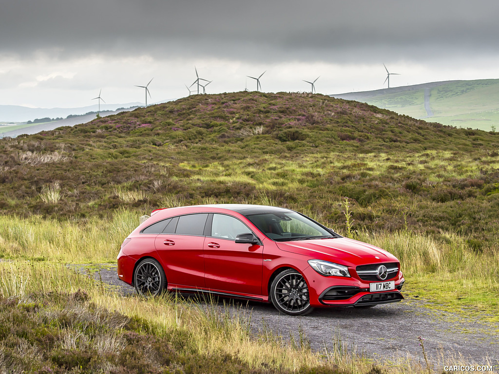 2017 Mercedes-AMG CLA 45 Shooting Brake (UK-Spec) - Side