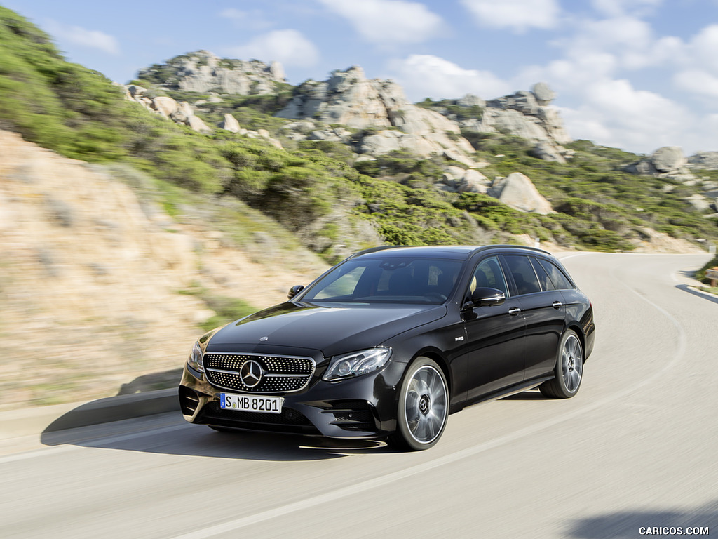 2017 Mercedes-AMG E43 Estate (Color: Obsidian Black) - Front