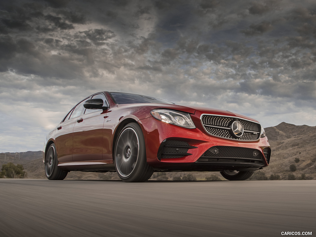 2017 Mercedes-AMG E43 Sedan (US-Spec) - Front Three-Quarter