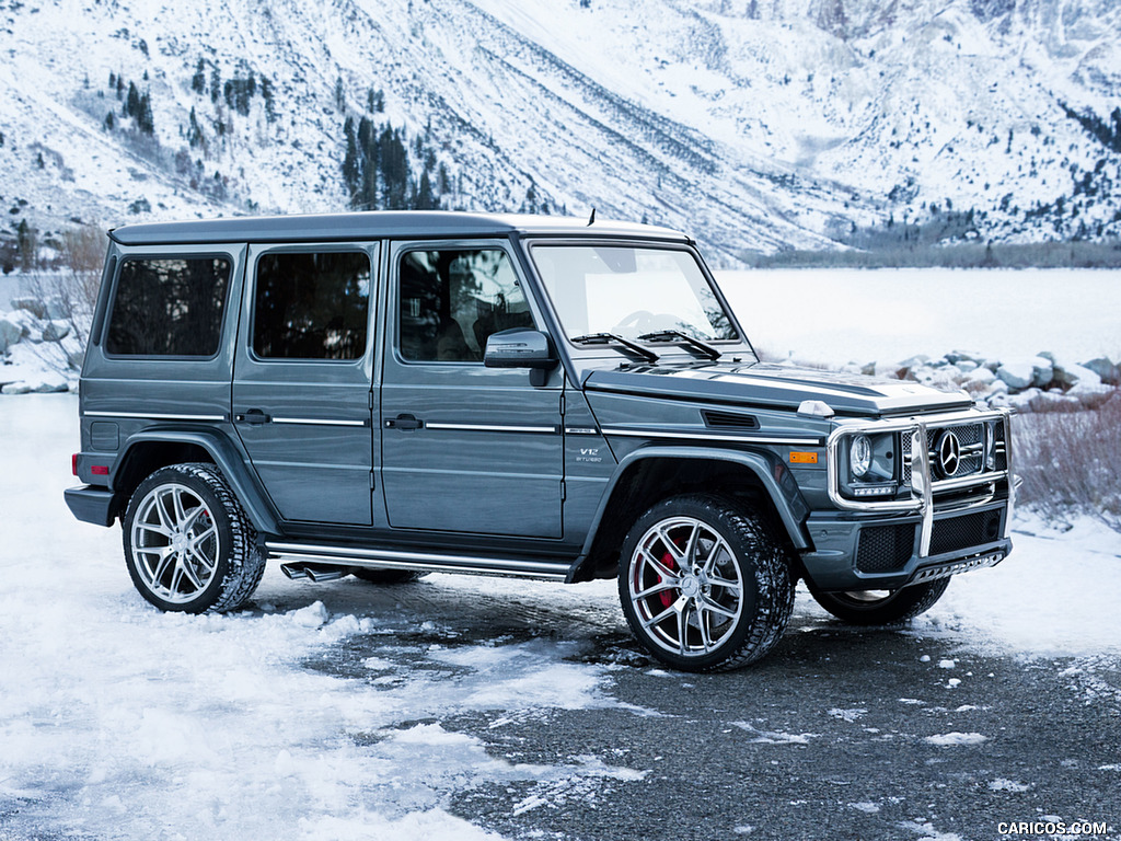 2017 Mercedes-AMG G65 AMG (US-Spec) in snow - Front Three-Quarter