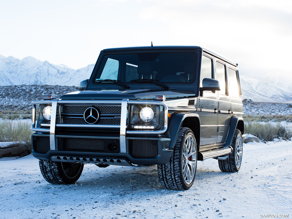 2017 Mercedes-AMG G65 AMG (US-Spec) in snow - Front Three-Quarter