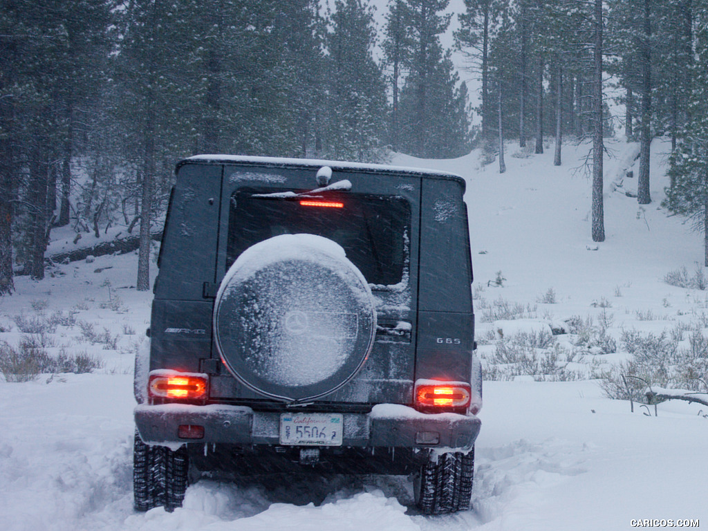 2017 Mercedes-AMG G65 AMG (US-Spec) in snow - Rear