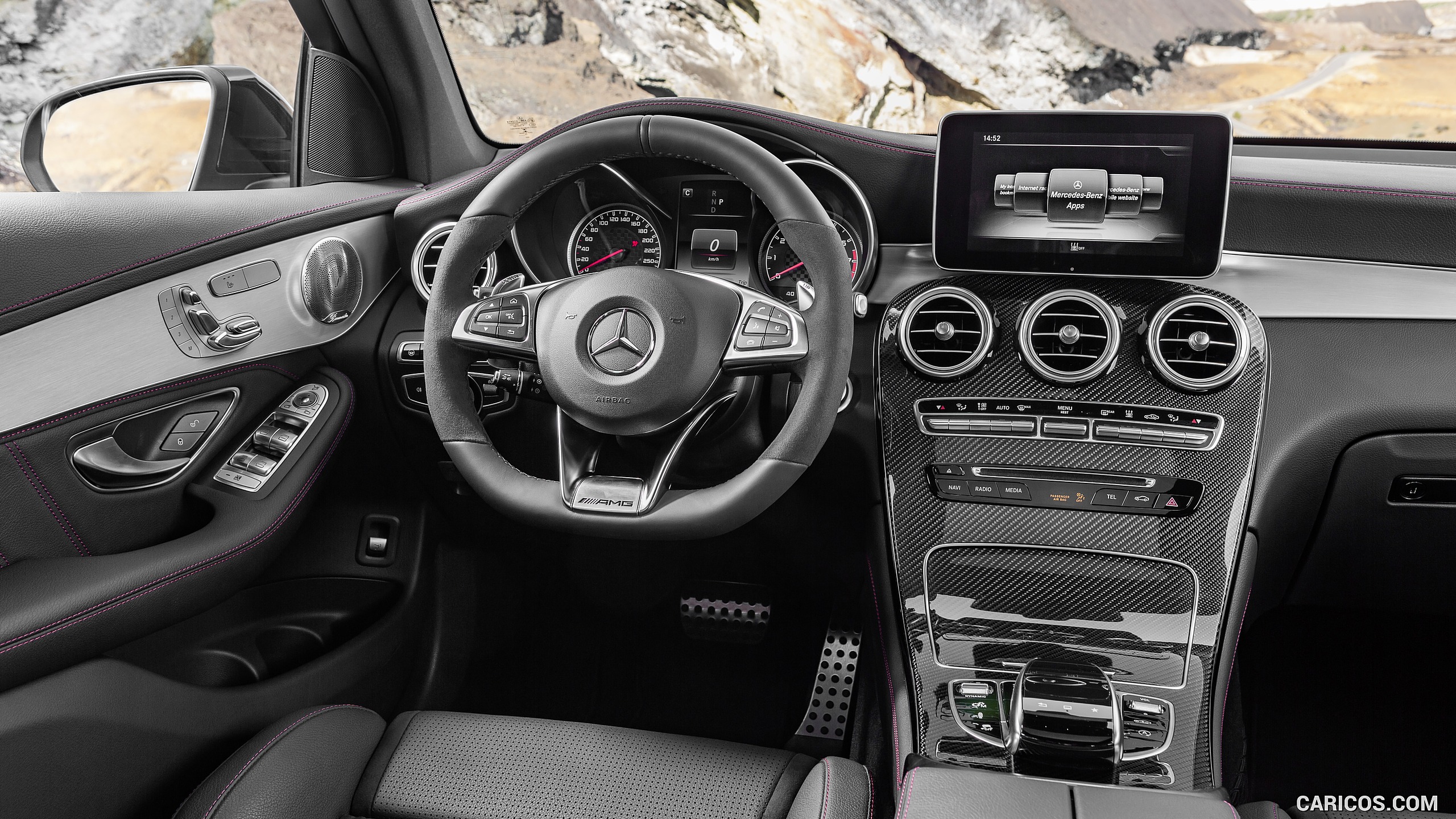 2017 Mercedes-AMG GLC 43 4MATIC (Chassis: X253) - Leather Black Interior with Performace Seats, Cockpit, #26 of 108