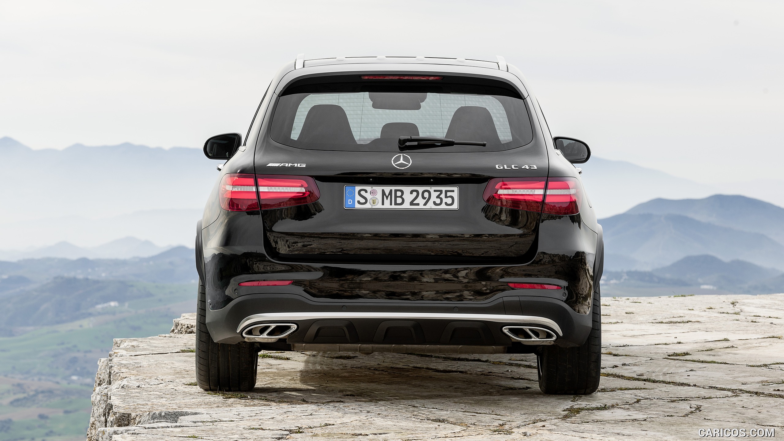 2017 Mercedes-AMG GLC 43 4MATIC (Chassis: X253, Color: Obsidian Black) - Rear, #5 of 108