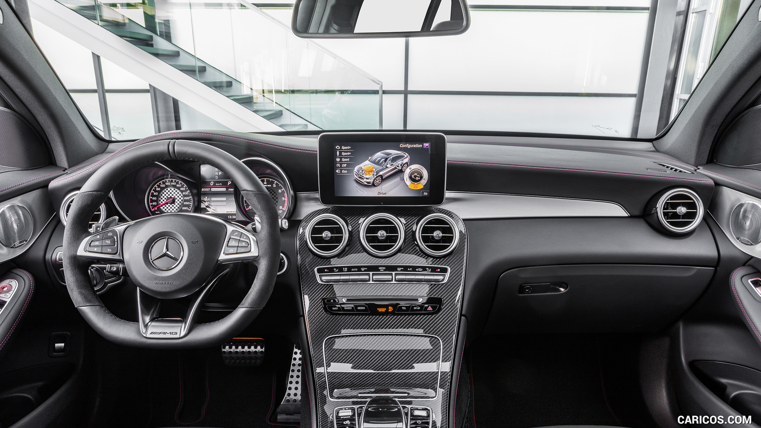 2017 Mercedes-AMG GLC 43 Coupé 4MATIC (Color: Obsidian Black) - Interior, Cockpit, #24 of 83