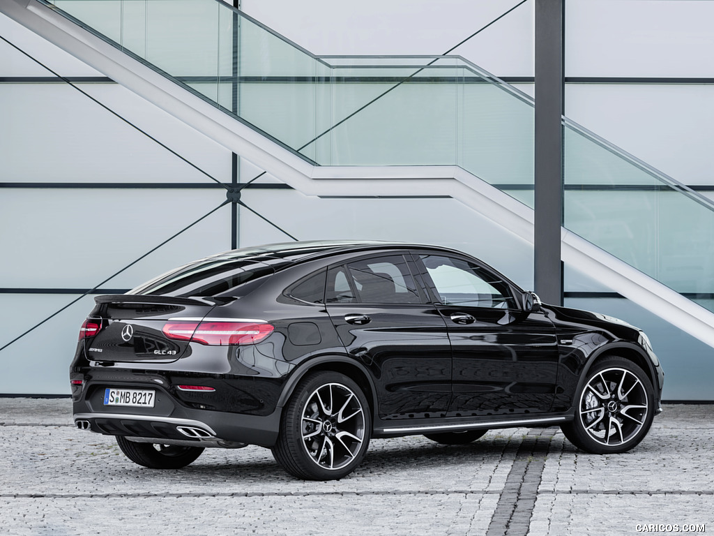 2017 Mercedes-AMG GLC 43 Coupé 4MATIC (Color: Obsidian Black) - Rear Three-Quarter