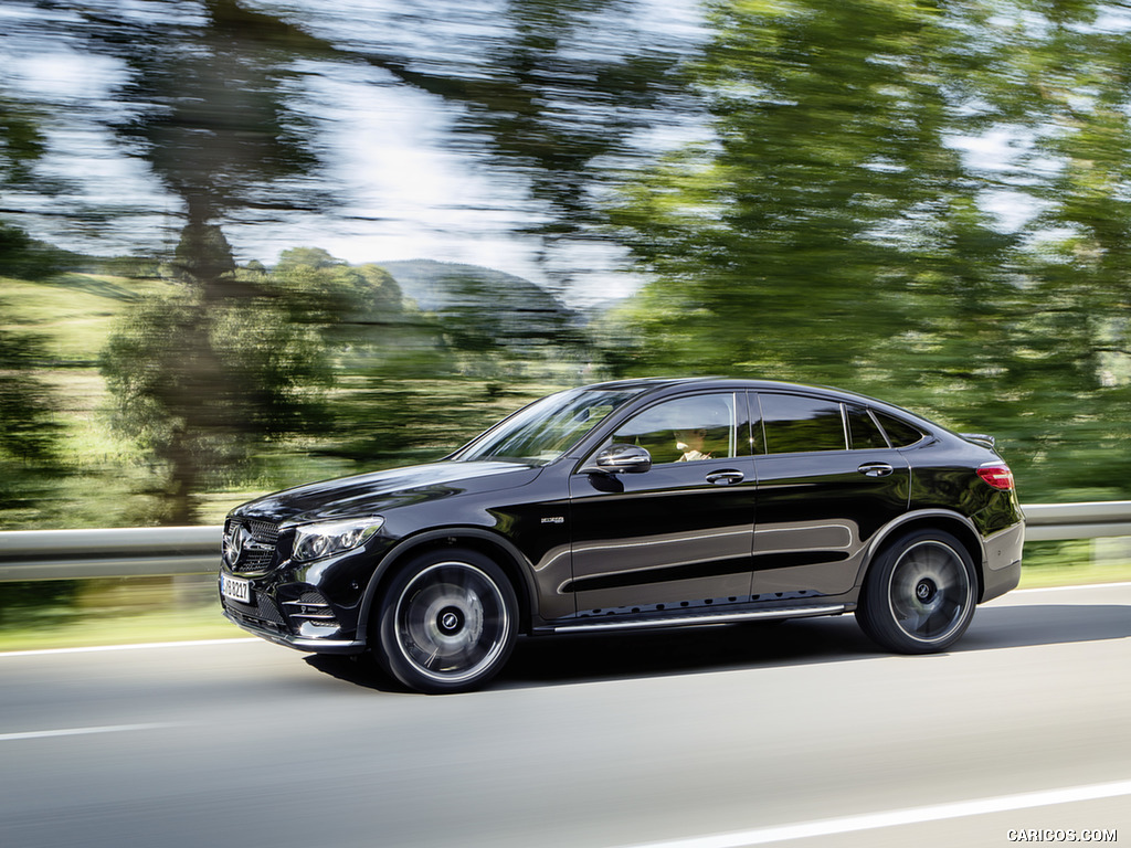 2017 Mercedes-AMG GLC 43 Coupé 4MATIC (Color: Obsidian Black) - Side