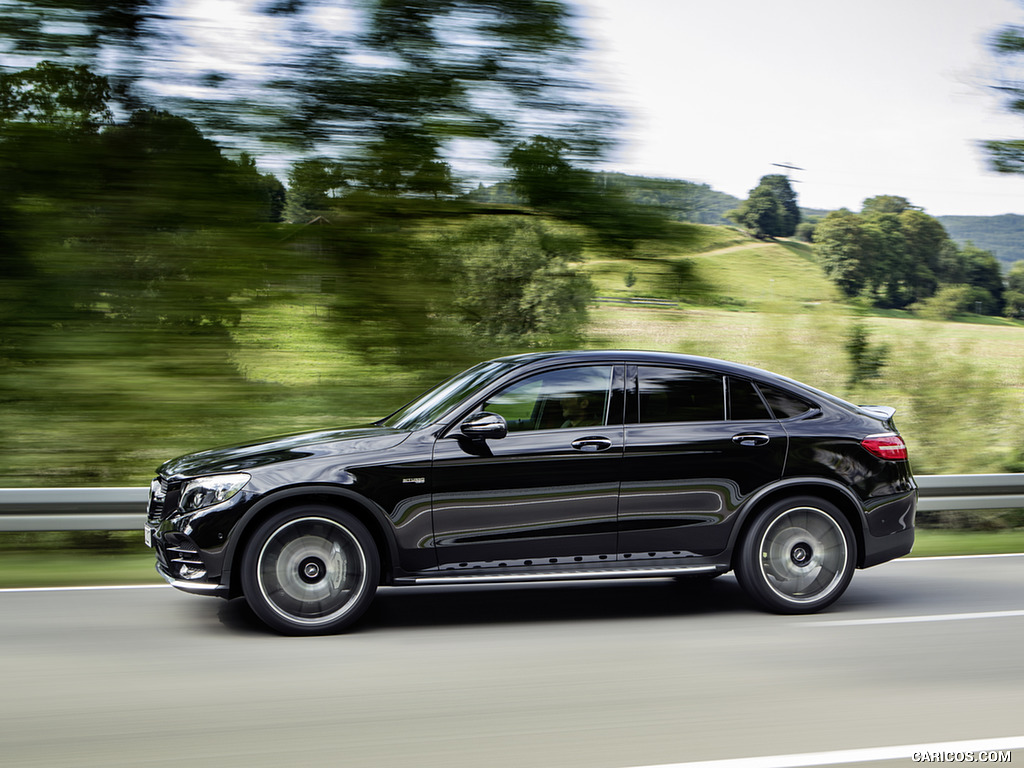 2017 Mercedes-AMG GLC 43 Coupé 4MATIC (Color: Obsidian Black) - Side