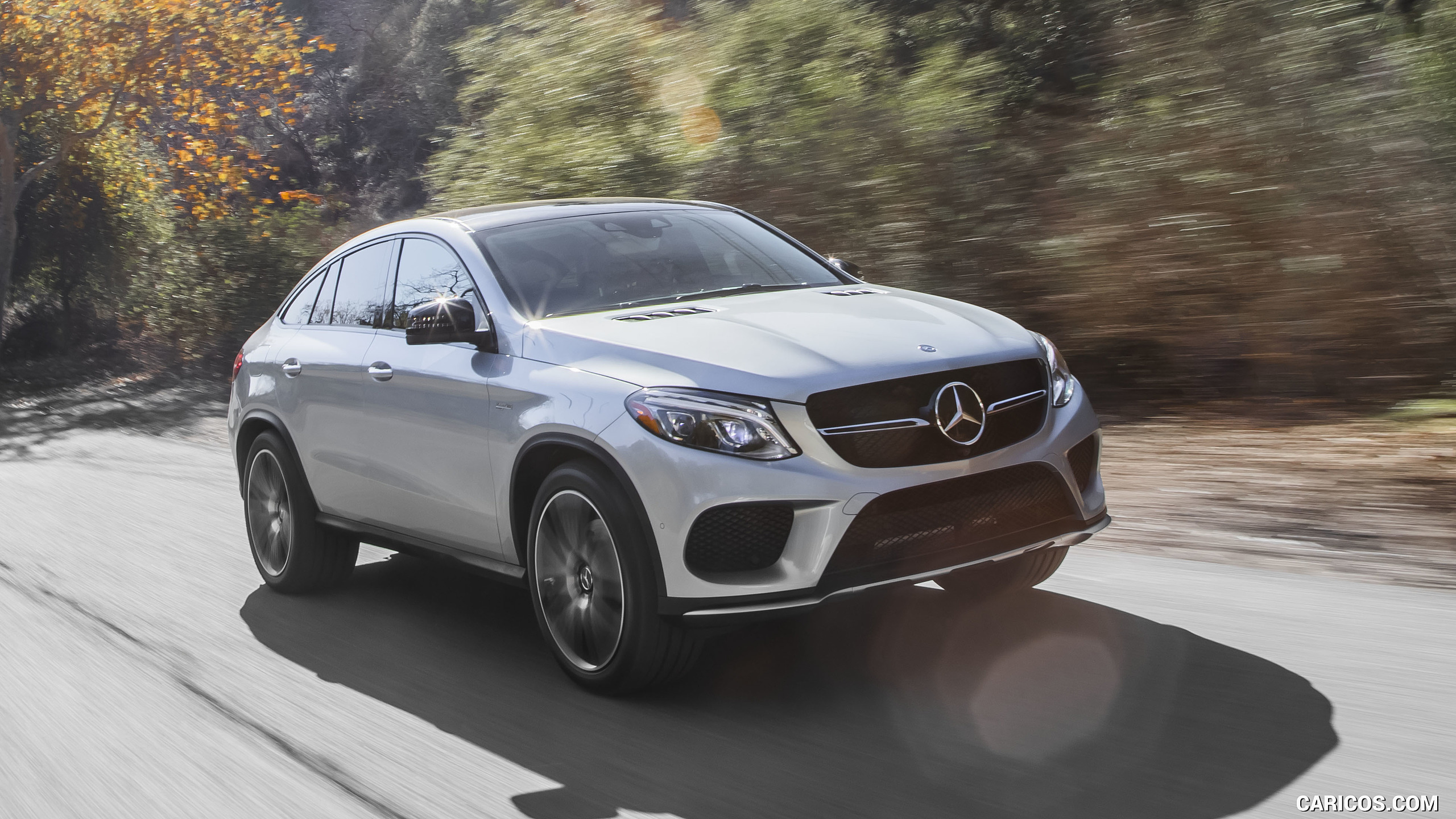 2017 Mercedes-AMG GLE 43 Coupe (US-Spec) - Front Three-Quarter, #2 of 29