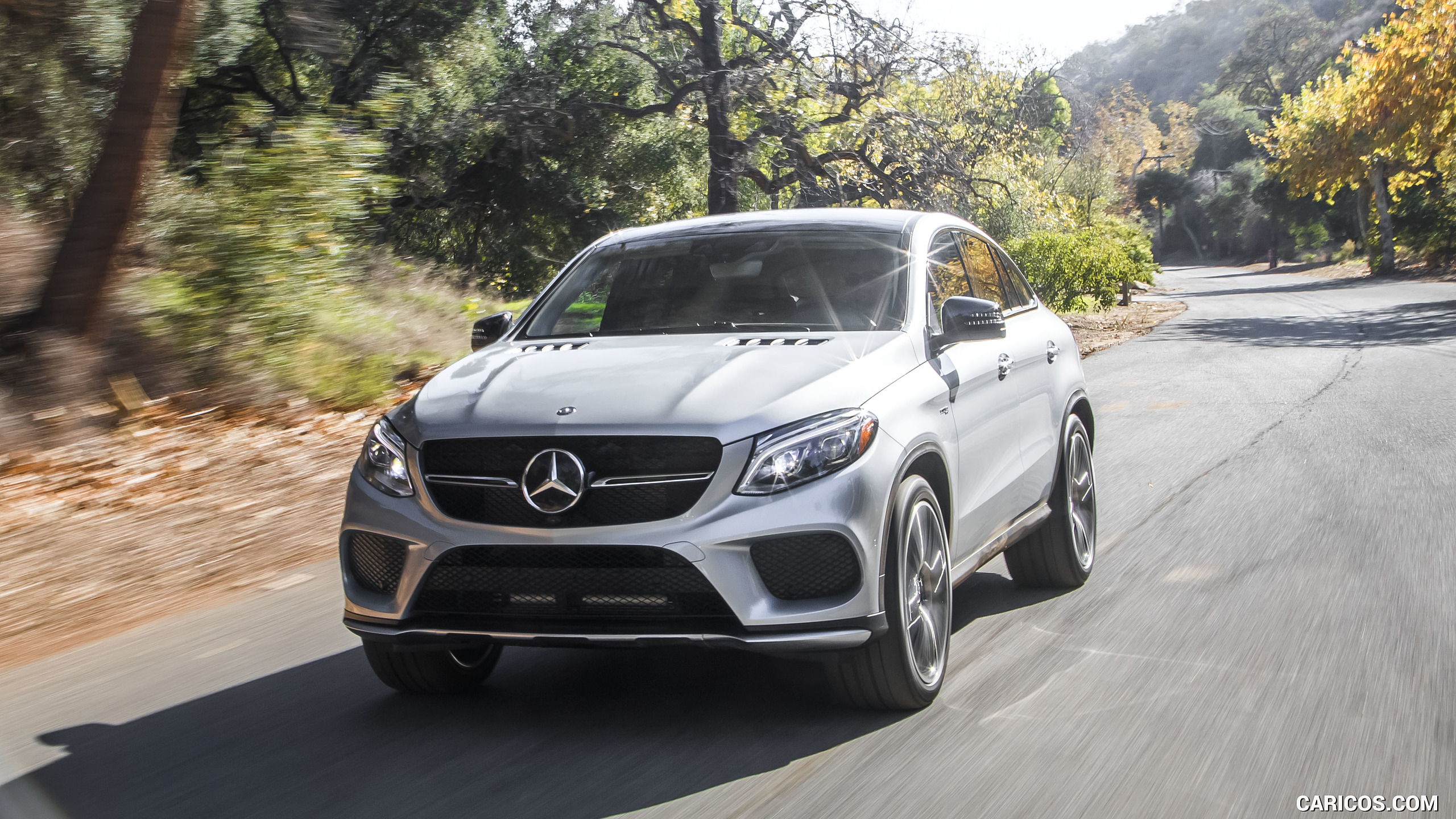 2017 Mercedes-AMG GLE 43 Coupe (US-Spec) - Front Three-Quarter, #8 of 29