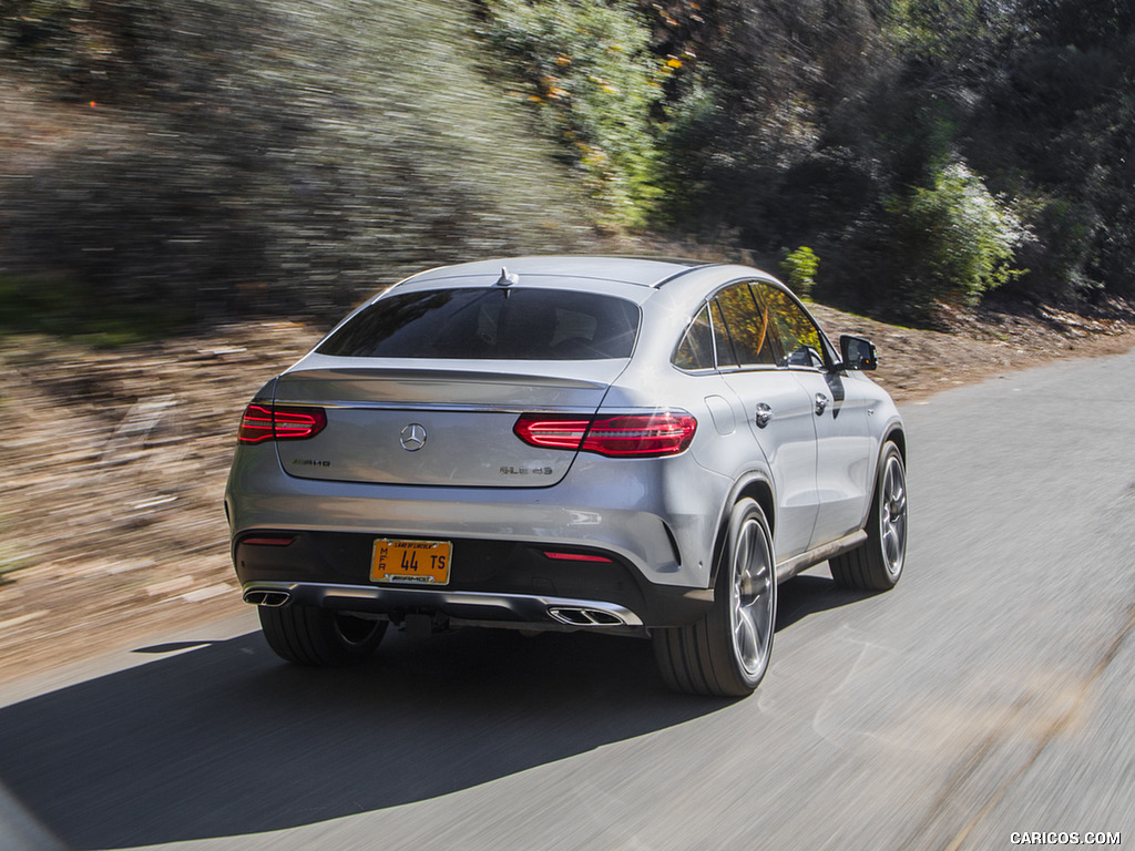 2017 Mercedes-AMG GLE 43 Coupe (US-Spec) - Rear Three-Quarter