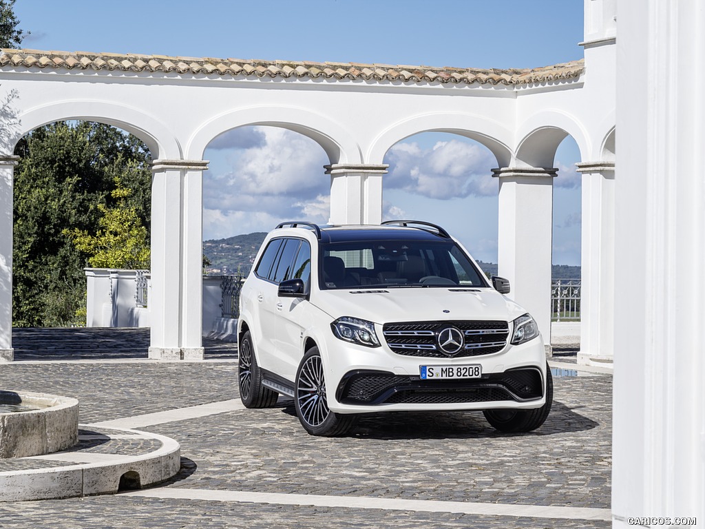 2017 Mercedes-AMG GLS 63 4MATIC (Color: Designo Diamond White Bright) - Front