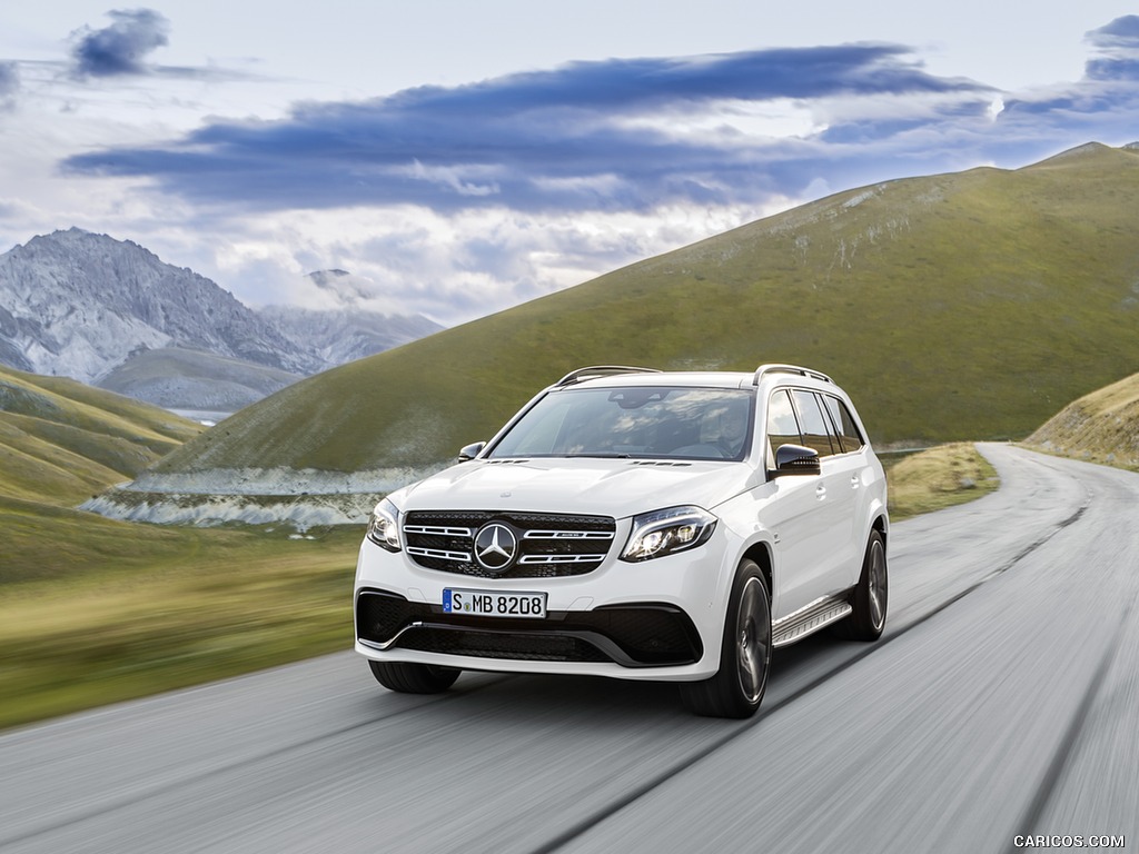 2017 Mercedes-AMG GLS 63 4MATIC (Color: Designo Diamond White Bright) - Front