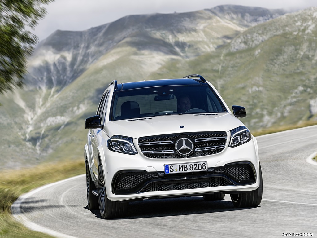 2017 Mercedes-AMG GLS 63 4MATIC (Color: Designo Diamond White Bright) - Front