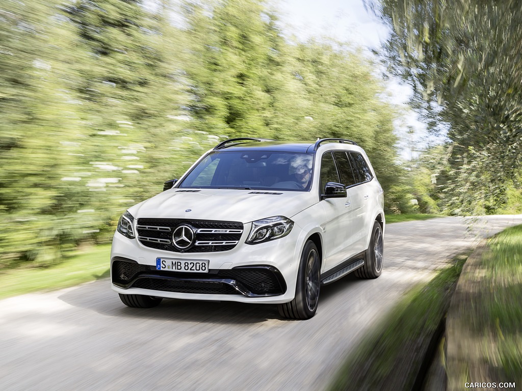 2017 Mercedes-AMG GLS 63 4MATIC (Color: Designo Diamond White Bright) - Front