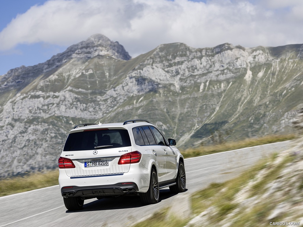 2017 Mercedes-AMG GLS 63 4MATIC (Color: Designo Diamond White Bright) - Rear