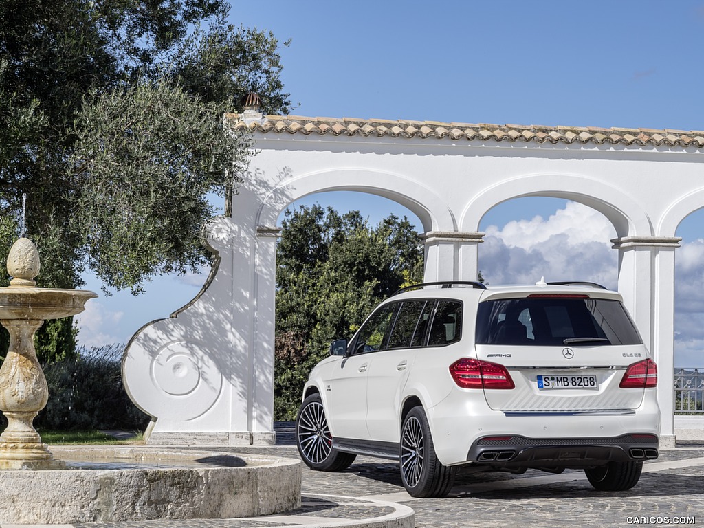 2017 Mercedes-AMG GLS 63 4MATIC (Color: Designo Diamond White Bright) - Rear