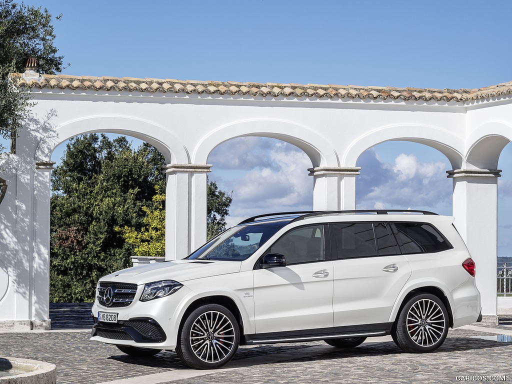 2017 Mercedes-AMG GLS 63 4MATIC (Color: Designo Diamond White Bright) - Side