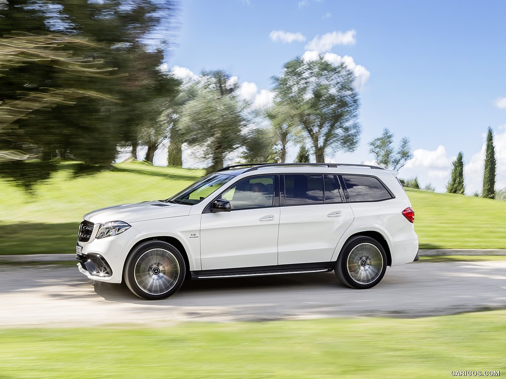 2017 Mercedes-AMG GLS 63 4MATIC (Color: Designo Diamond White Bright) - Side