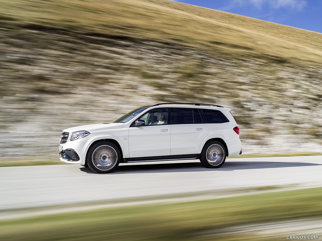 2017 Mercedes-AMG GLS 63 4MATIC (Color: Designo Diamond White Bright) - Side