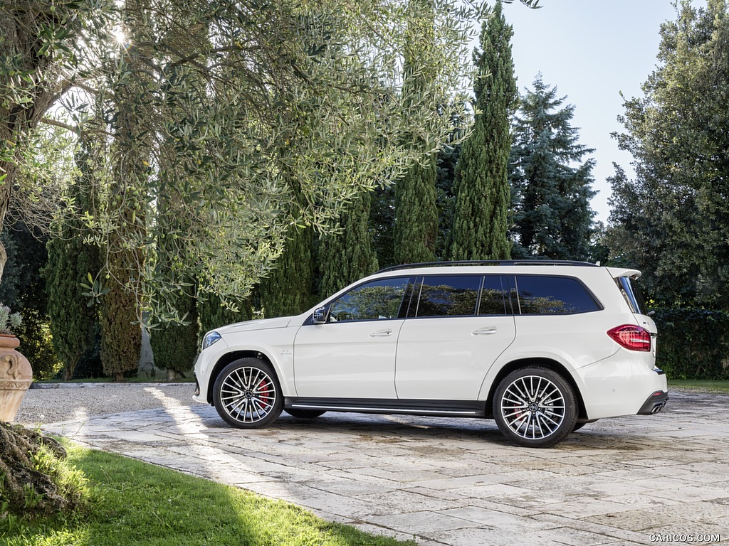 2017 Mercedes-AMG GLS 63 4MATIC (Color: Designo Diamond White Bright) - Side