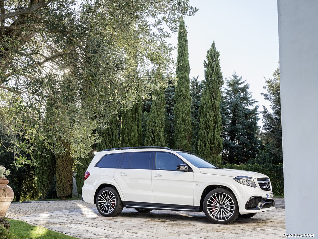 2017 Mercedes-AMG GLS 63 4MATIC (Color: Designo Diamond White Bright) - Side