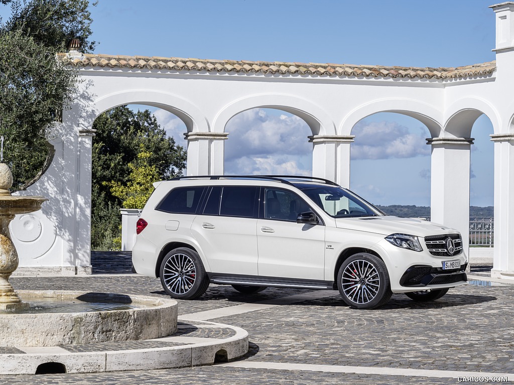 2017 Mercedes-AMG GLS 63 4MATIC (Color: Designo Diamond White Bright) - Side