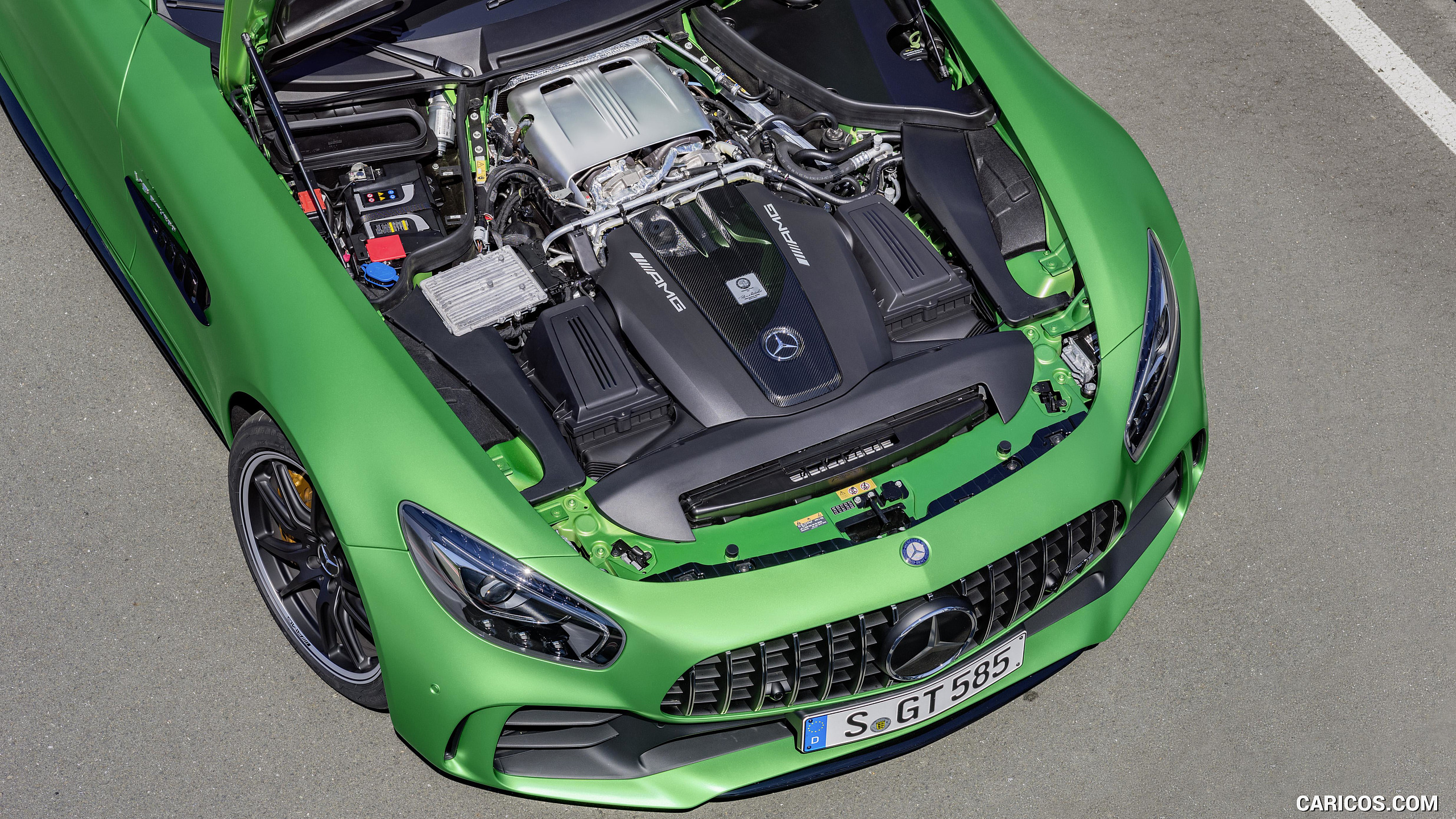 2017 Mercedes-AMG GT R (Color: Green Hell Magno) - Engine, #17 of 182