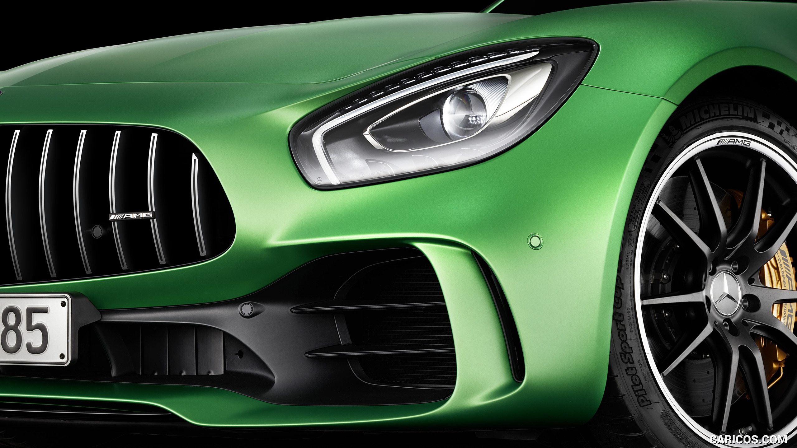 2017 Mercedes-AMG GT R (Color: Green Hell Magno) - Headlight, #20 of 182