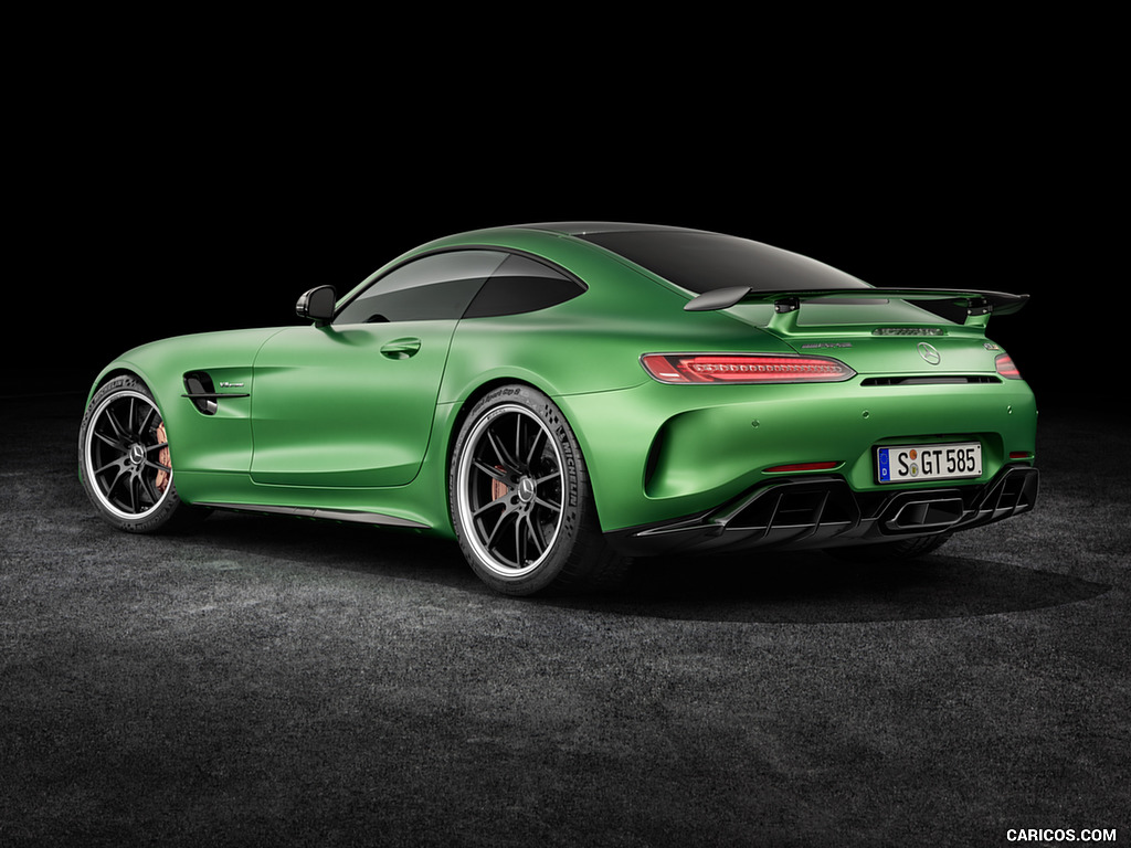 2017 Mercedes-AMG GT R (Color: Green Hell Magno) - Rear Three-Quarter