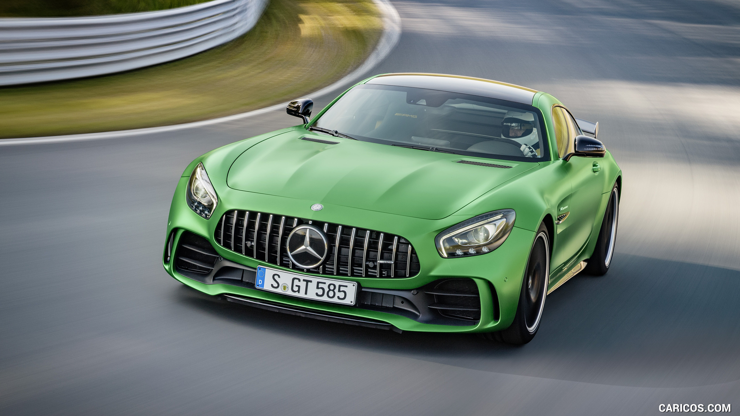 2017 Mercedes-AMG GT R at the Nurburgring (Color: Green Hell Magno) - Front, #1 of 182