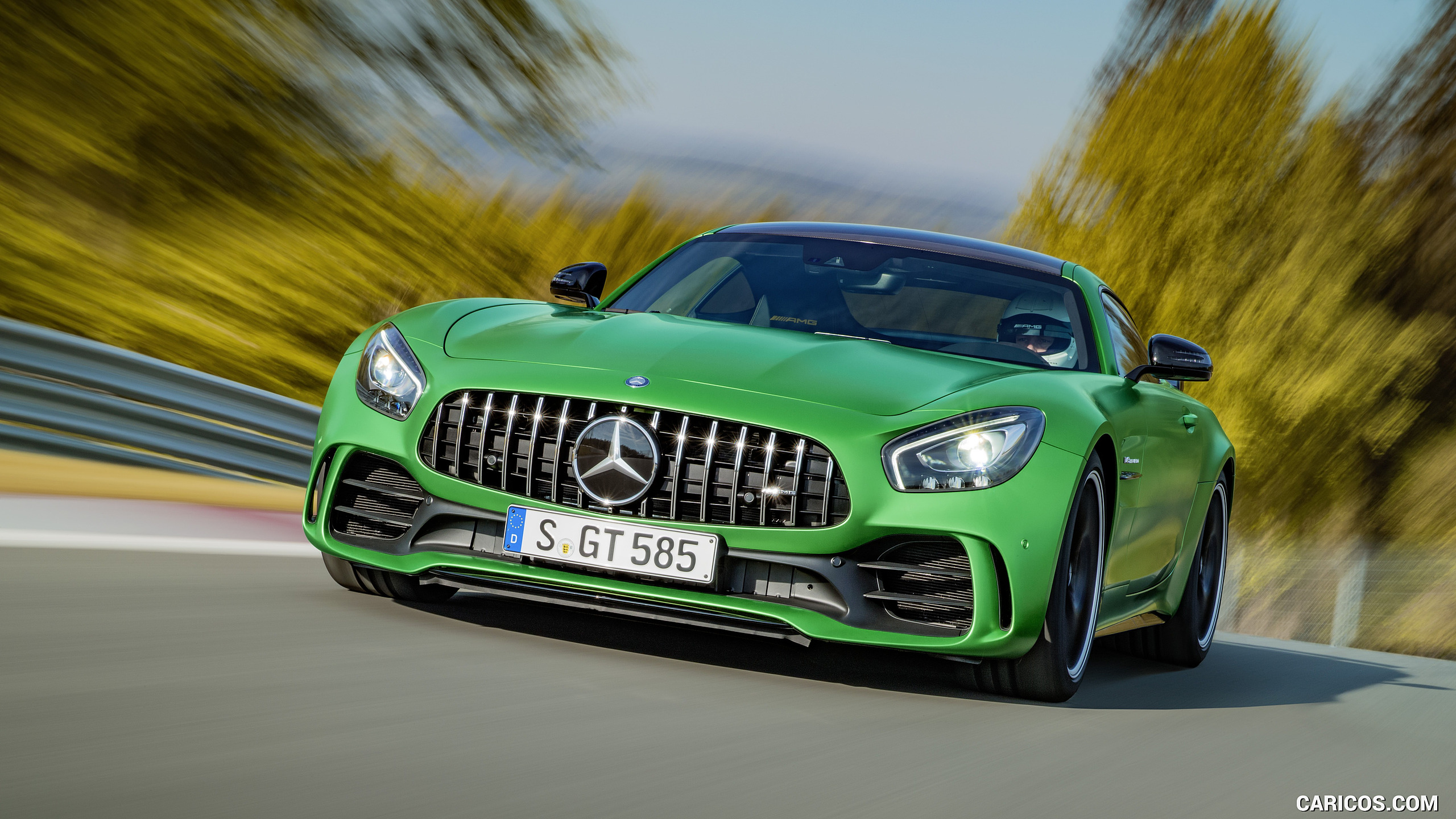 2017 Mercedes-AMG GT R at the Nurburgring (Color: Green Hell Magno) - Front, #10 of 182