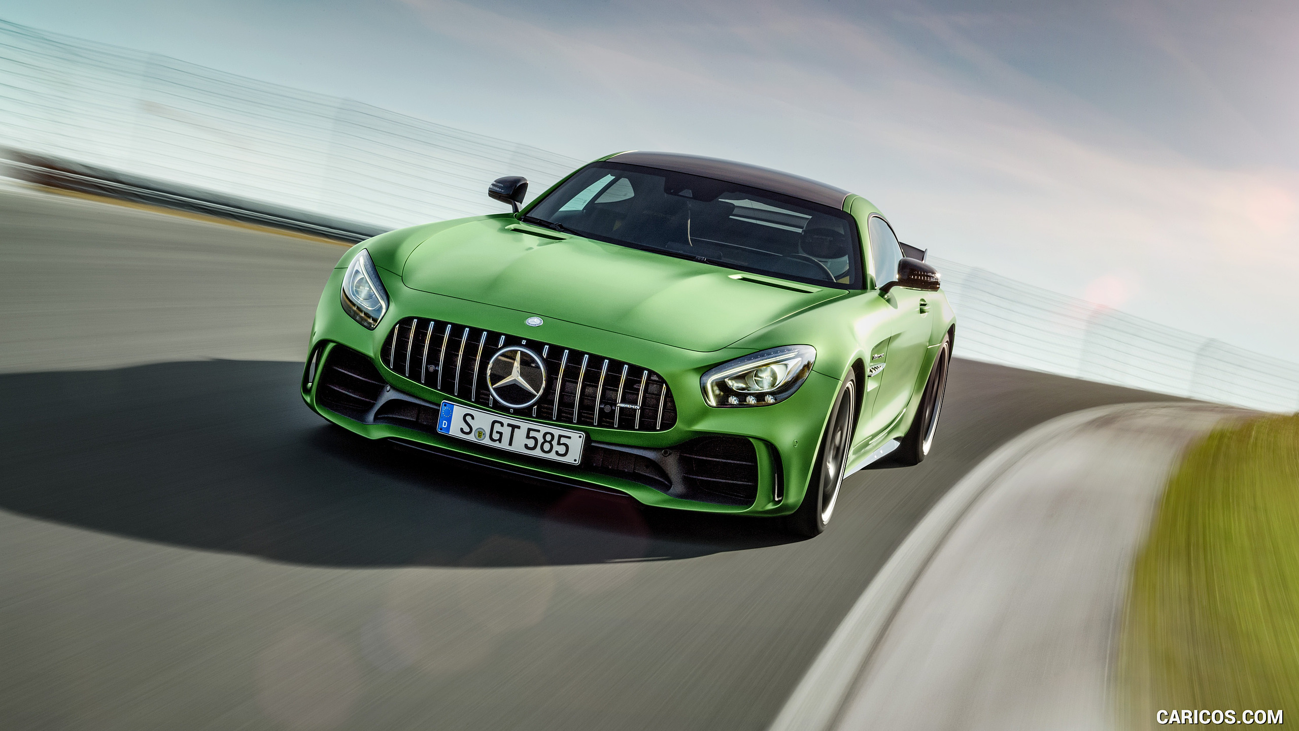 2017 Mercedes-AMG GT R at the Nurburgring (Color: Green Hell Magno) - Front, #14 of 182