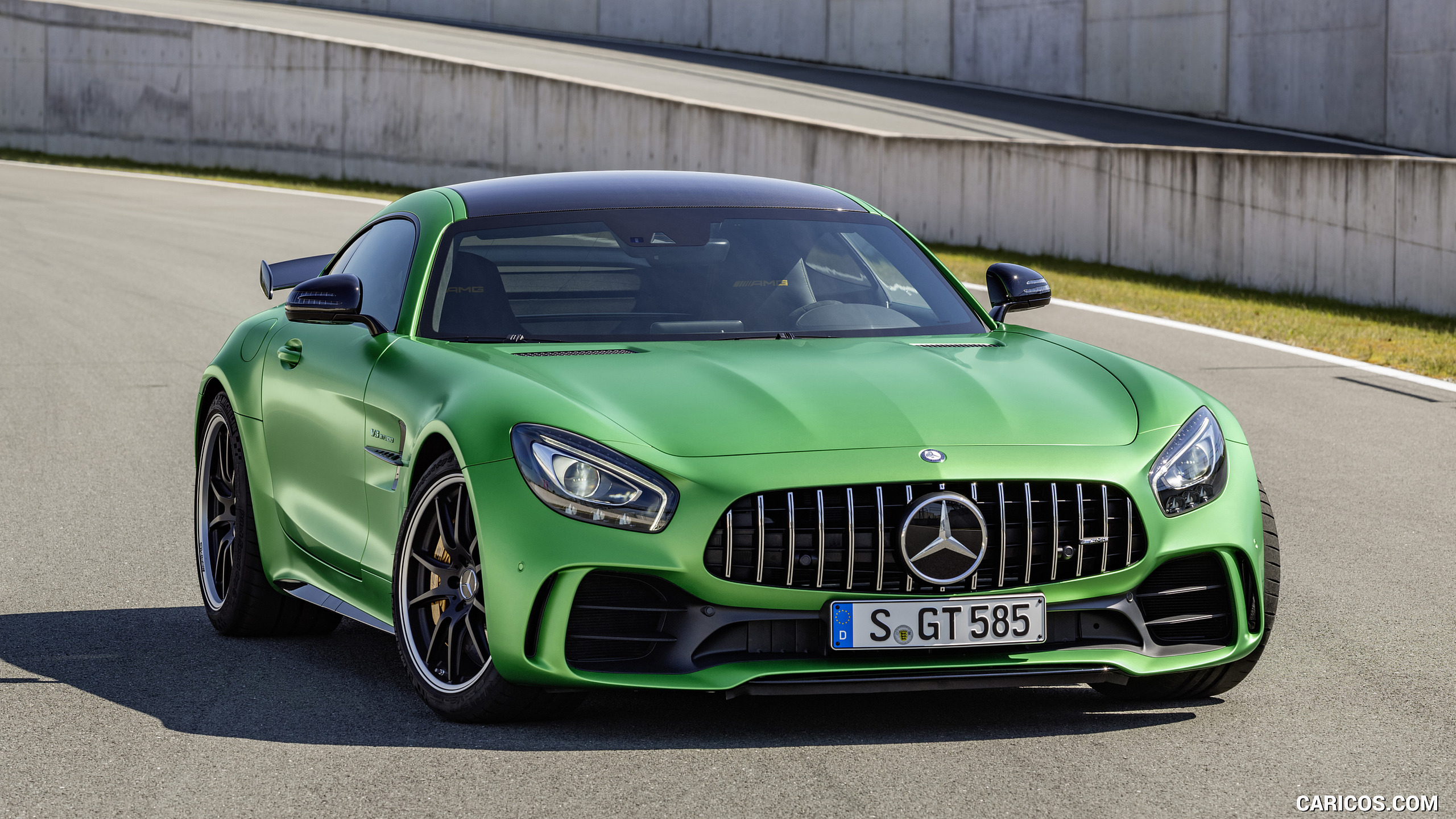 2017 Mercedes-AMG GT R at the Nurburgring (Color: Green Hell Magno) - Front, #38 of 182