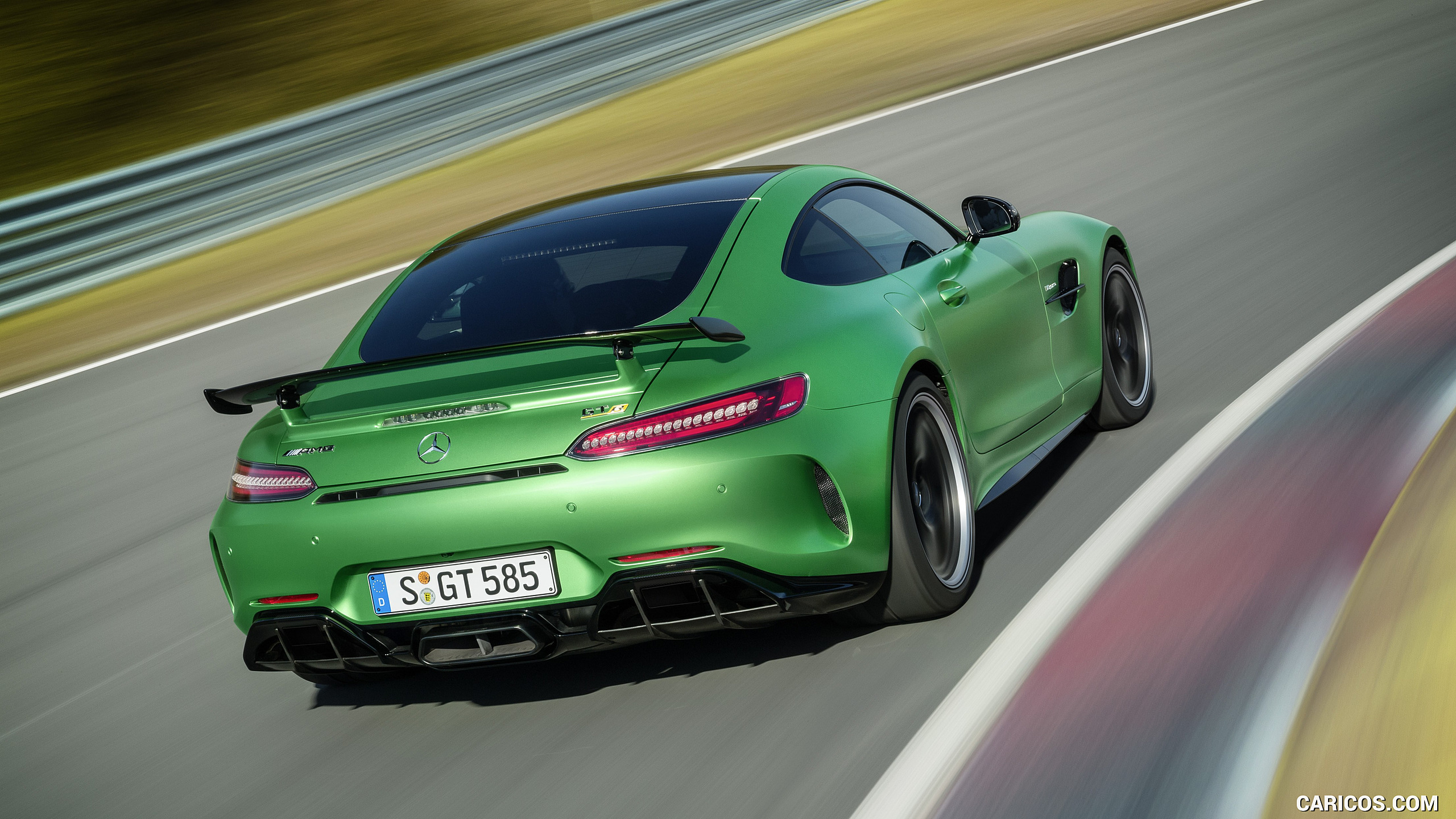 2017 Mercedes-AMG GT R at the Nurburgring (Color: Green Hell Magno) - Rear, #2 of 182