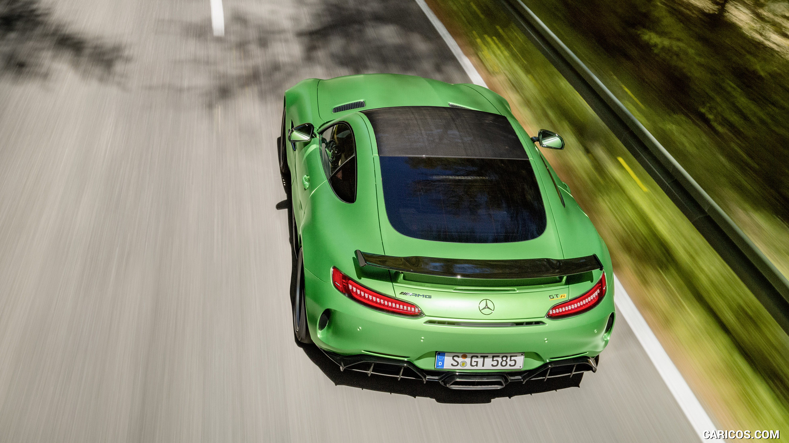 2017 Mercedes-AMG GT R at the Nurburgring (Color: Green Hell Magno) - Rear, #11 of 182