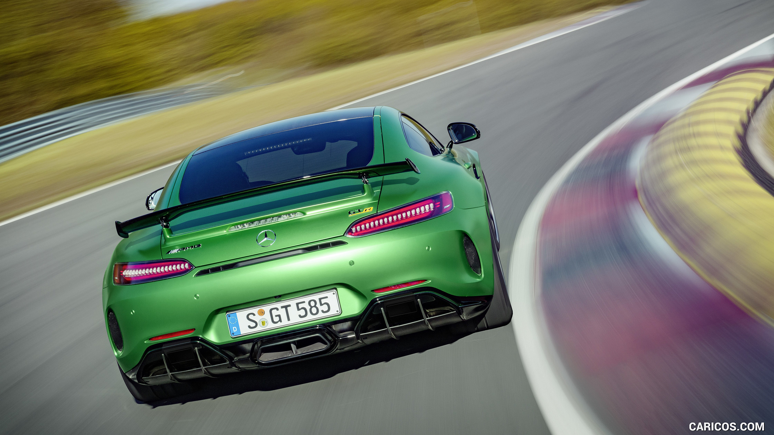 2017 Mercedes-AMG GT R at the Nurburgring (Color: Green Hell Magno) - Rear, #15 of 182
